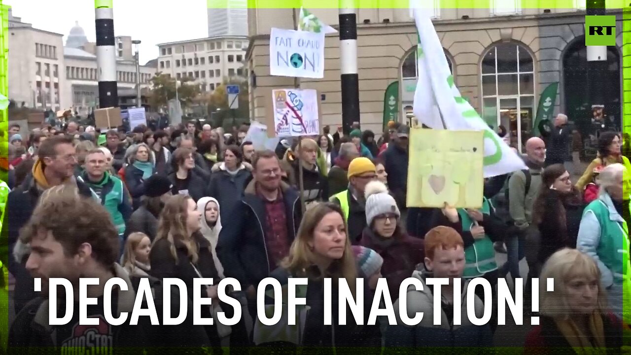 Belgians dance through Brussels for climate action