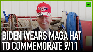 Biden wears MAGA hat to commemorate 9/11