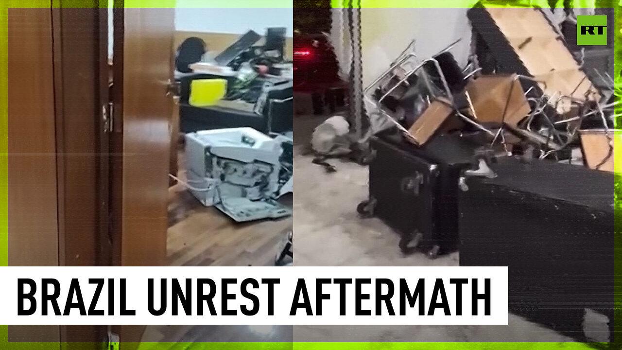 Damage and mess: Interiors of Brazil govt buildings trashed after massive riots