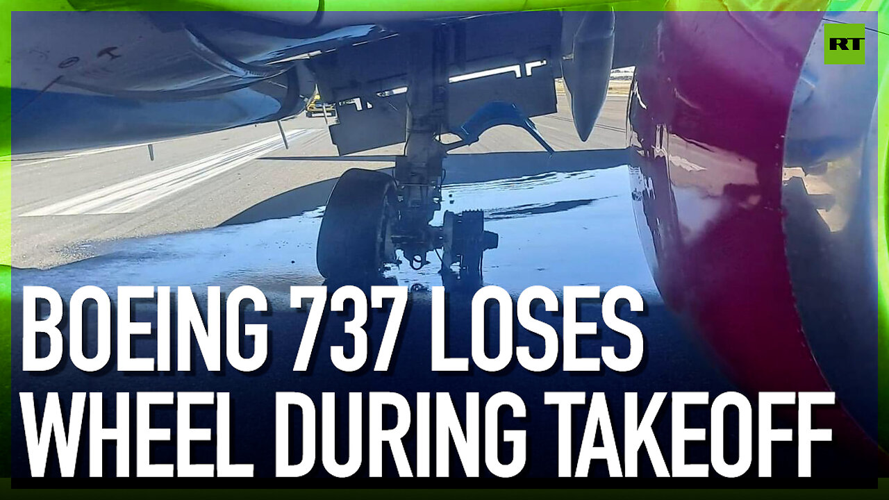 Boeing 737 loses wheel during takeoff