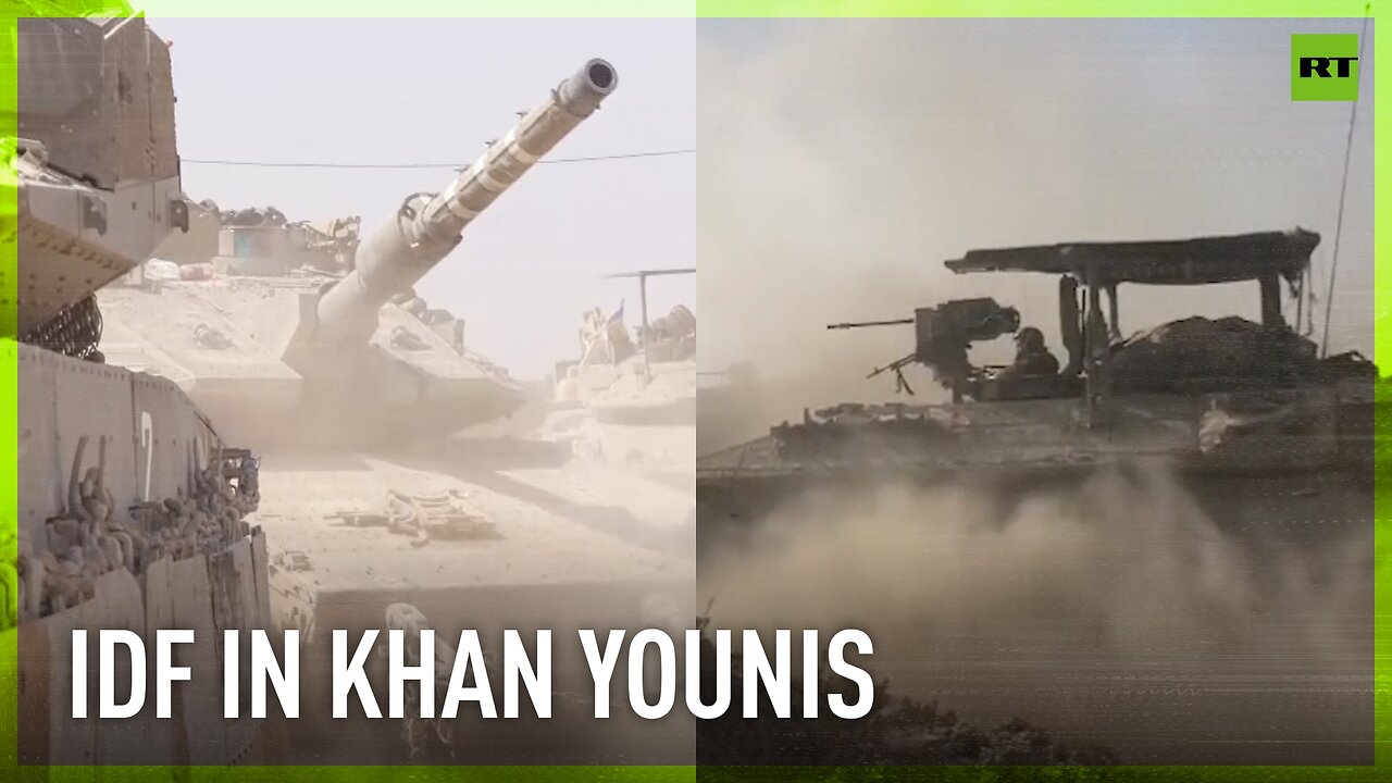 Israeli troops, tanks operate inside Khan Younis