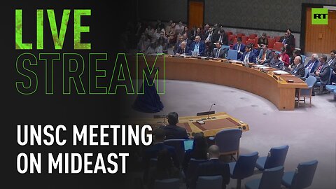 UN Security Council holds meeting on Middle East