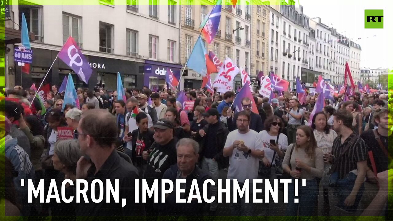 Thousands protest in Paris against Macron’s PM appointment