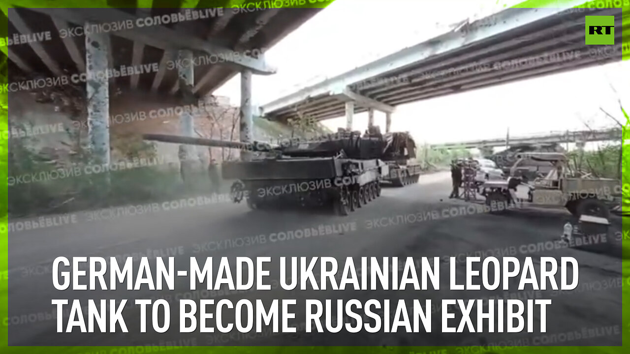 German-made Ukrainian Leopard tank to become Russian exhibit