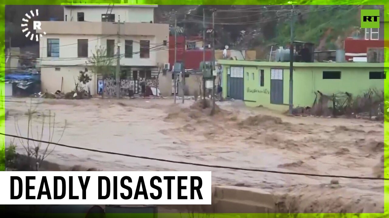 Heavy flooding in Duhok, Iraq kills 2 people