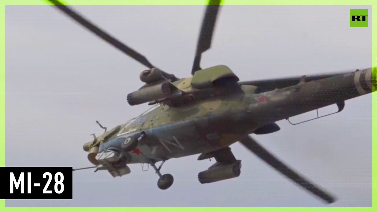 Russia’s Mi-28 attack helicopter filmed in action