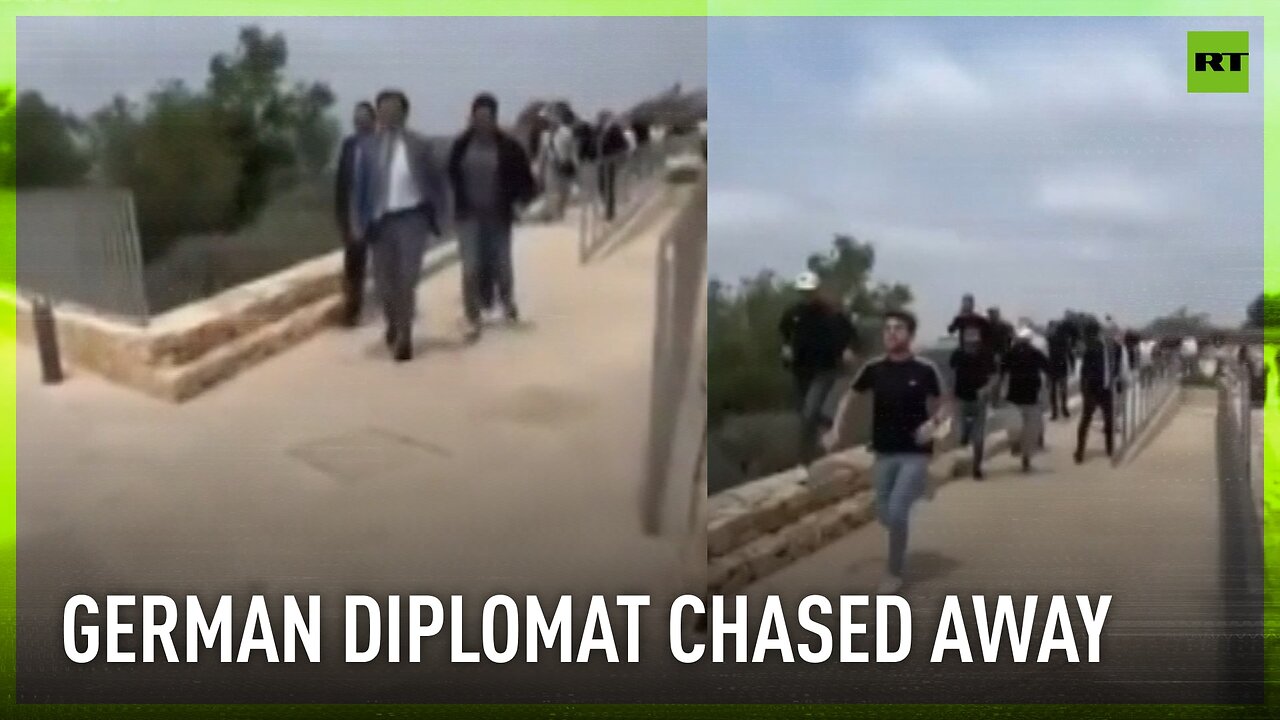 Angry students chase German envoy out of West Bank’s Birzeit University