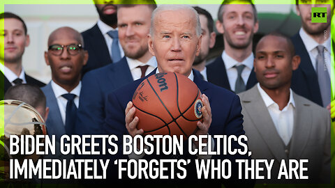 Biden greets Boston Celtics, immediately ‘forgets’ who they are