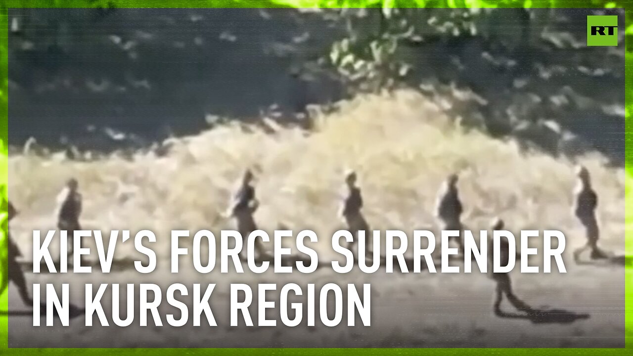 Ukrainian forces ‘actively surrendering’ in Russian border region