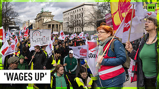 Thousands of German transport workers demand fair pay