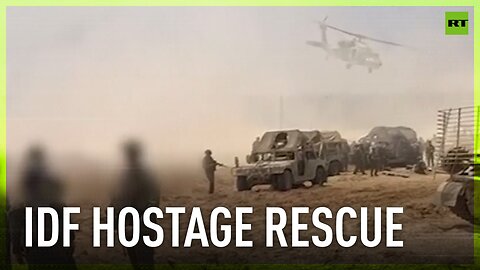 Israeli military releases new footage of hostage rescue op