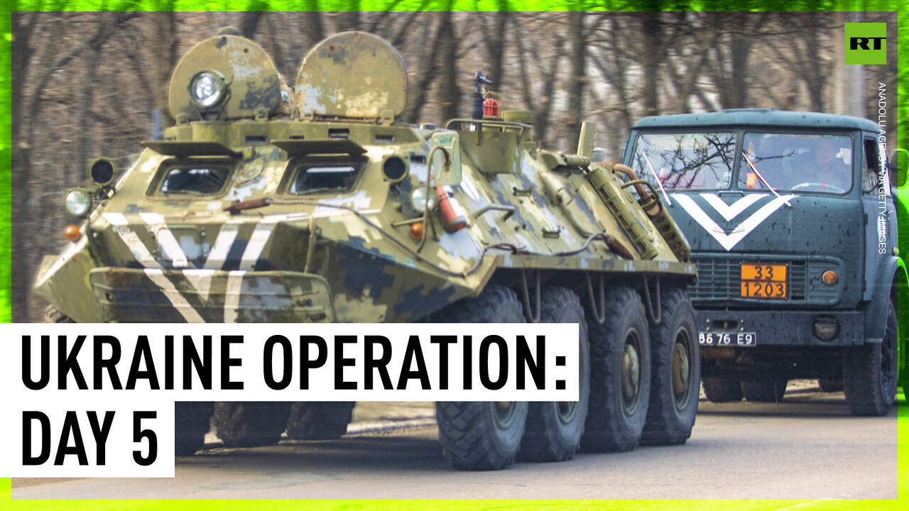 Russian troops continue advance as operation enters 5th day