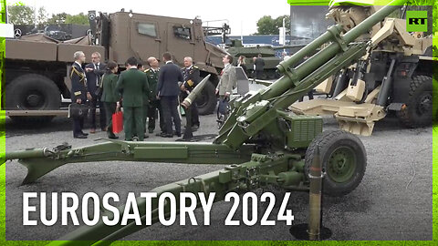 European weapons manufacturers show off latest innovations in Paris