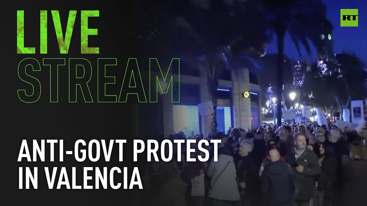 Anti-govt protest held in Valencia following devastating floods