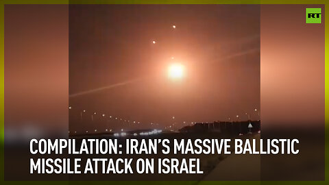 Compilation: Iran’s massive ballistic missile attack on Israel