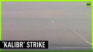 Footage of sub-launched ‘Kalibr’ missile strike released