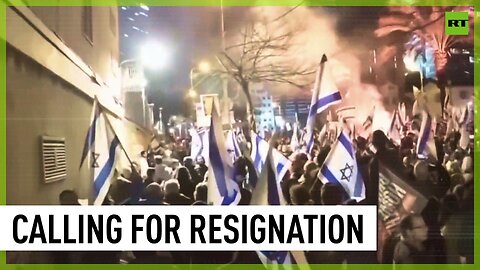 Protesters in Tel Aviv call for Israel’s government to resign