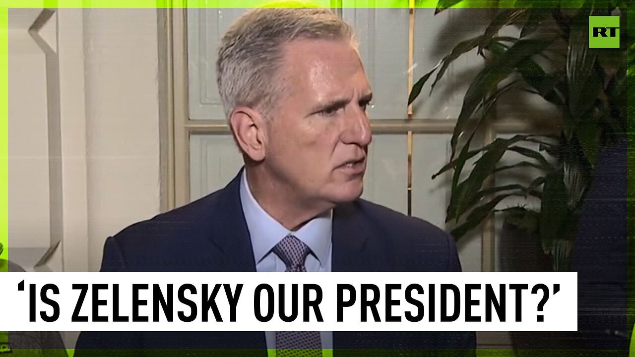 ‘Is Zelensky elected to Congress?’: Republican leader refuses to commit additional $24BN to Ukraine