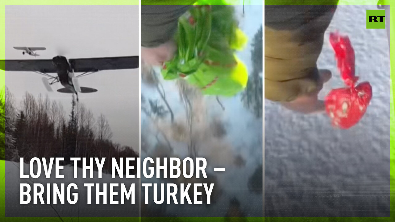 Thanksgiving turkeys dropped from air for Alaskans living off the grid