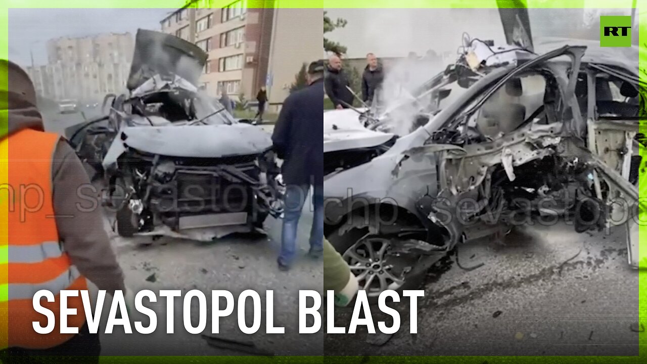 Car explosion rocks Sevastopol