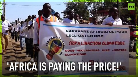 Protesters in DRC rally for 'climate justice' ahead of COP29