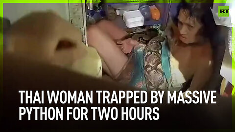 Thai woman trapped by massive python for two hours