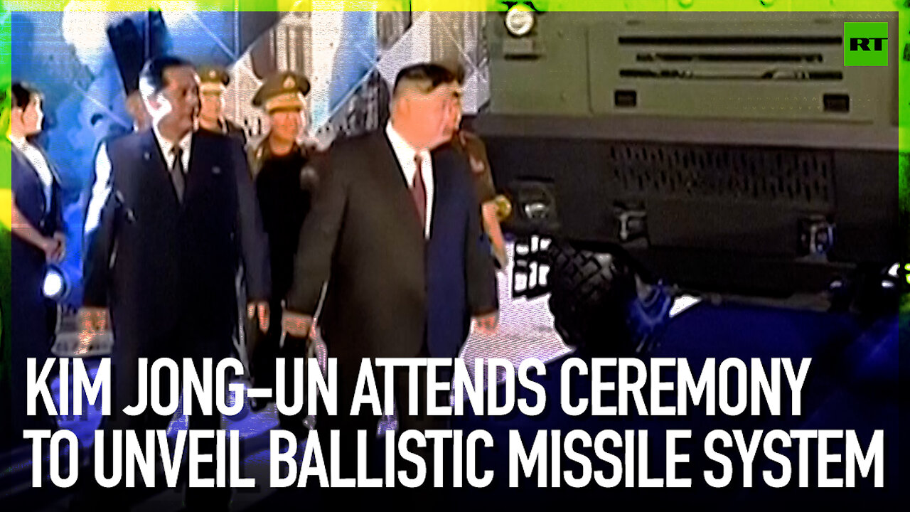 Kim Jong-un attends ceremony to unveil ballistic missile system