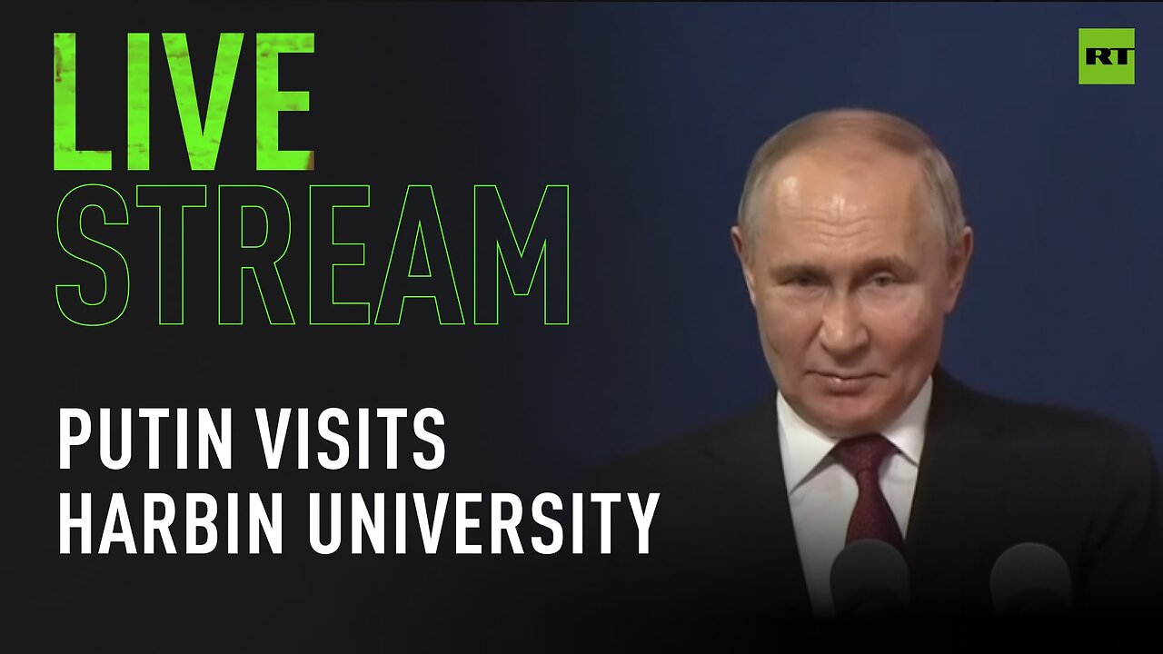 Putin visits Harbin university, holds meeting with students and teachers