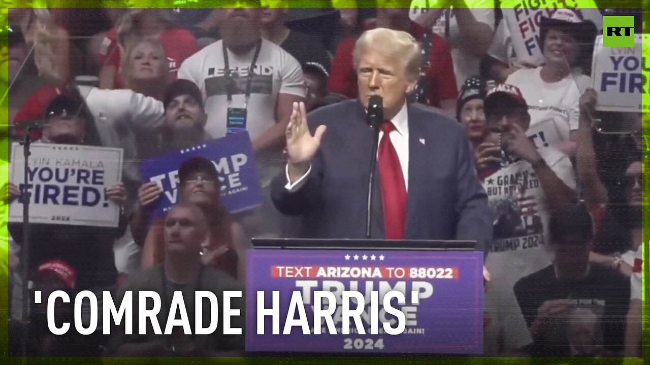 Trump dubs Harris 'comrade'