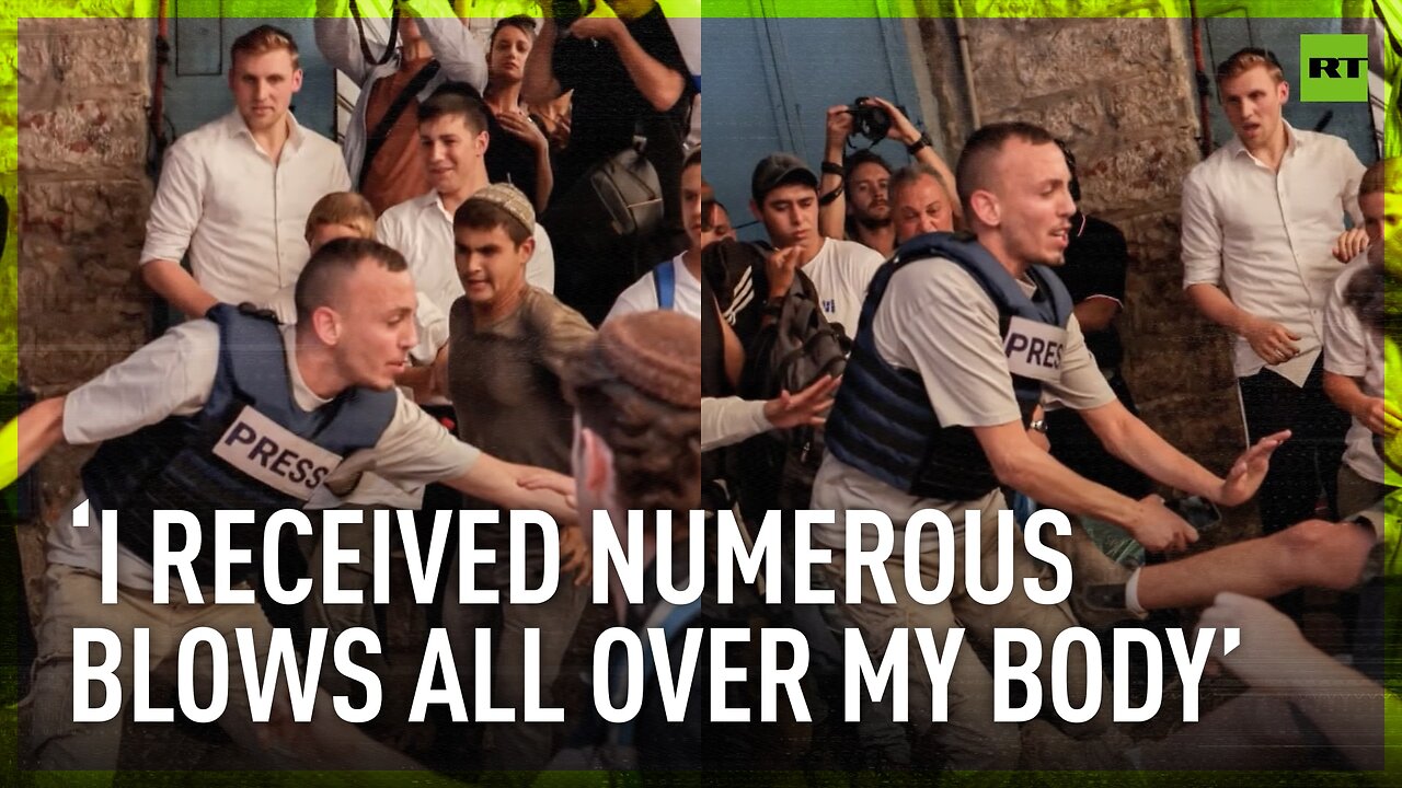 Palestinian journalist recounts assault by Israeli mob and police while on the job