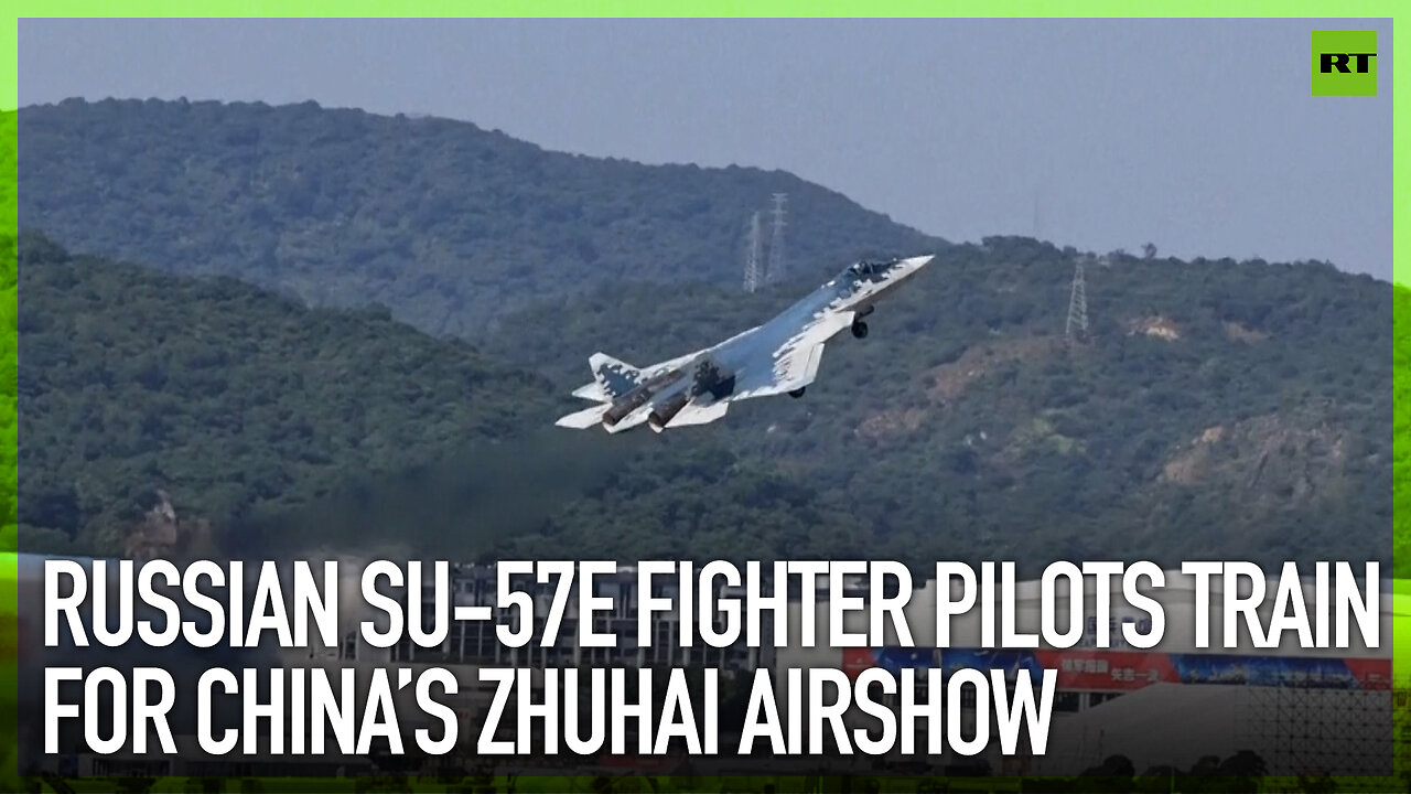 Russian Su-57E fighter pilots train for China’s Zhuhai airshow