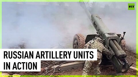 Russia’s artillery units filmed in action amid ongoing hostilities