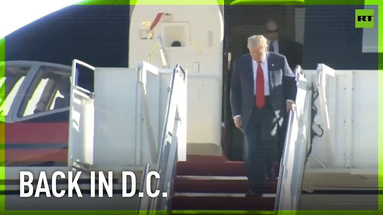 The Don Is Back In Town: Trump returns to Washington DC following election triumph