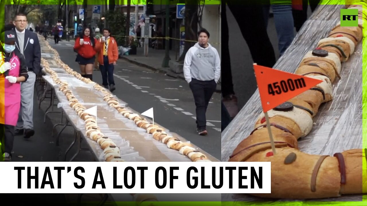 4,500 meters of bread | Mexico City’s Rosca de Reyes breaks Guinness World Record