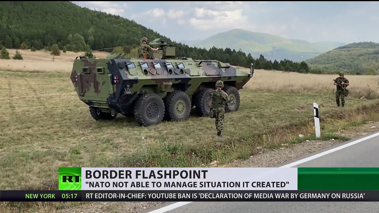 Serbia ready to flex its military muscle as NATO troops move in at Kosovo border