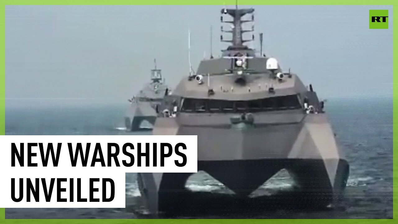 Iran shows off two new stealth warships