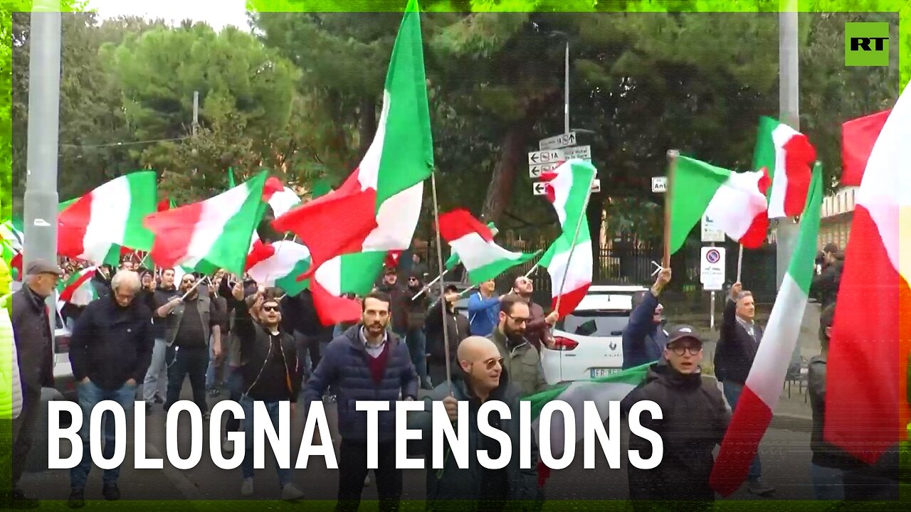 Italian city flooded with nationalists