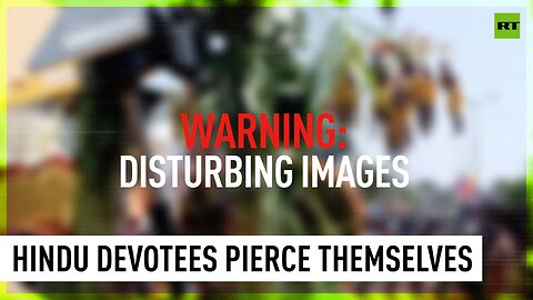 Hindu devotees pierce themselves to atone for their sins