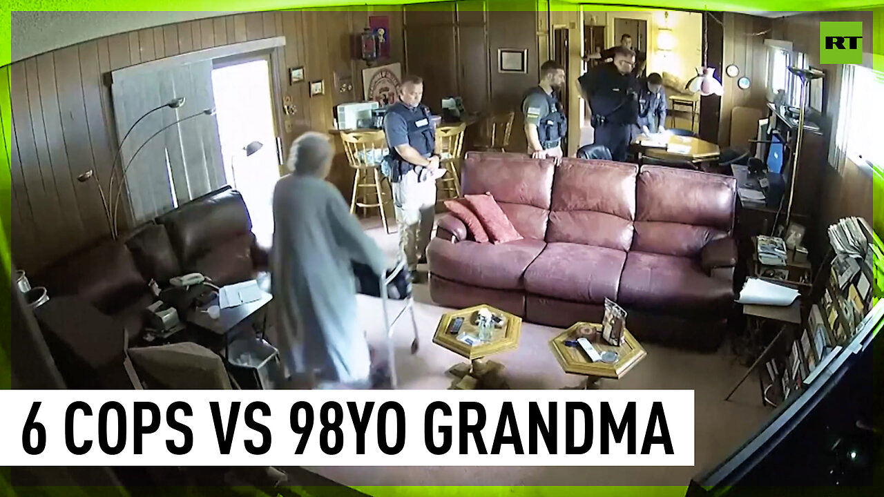 Police raid on 98-year-old newspaper owner’s home