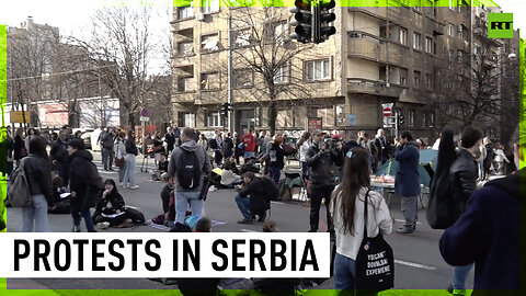 Students launch '24-hour blockade' in Serbian capital