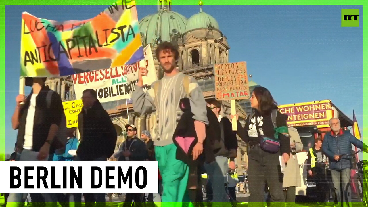 ‘The rich must pay!’: Protesters march in Germany amid rising inflation