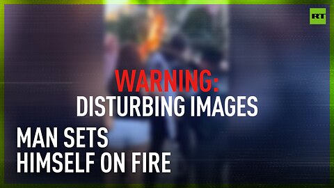 Pro-Palestine supporter sets himself on fire at Washington rally