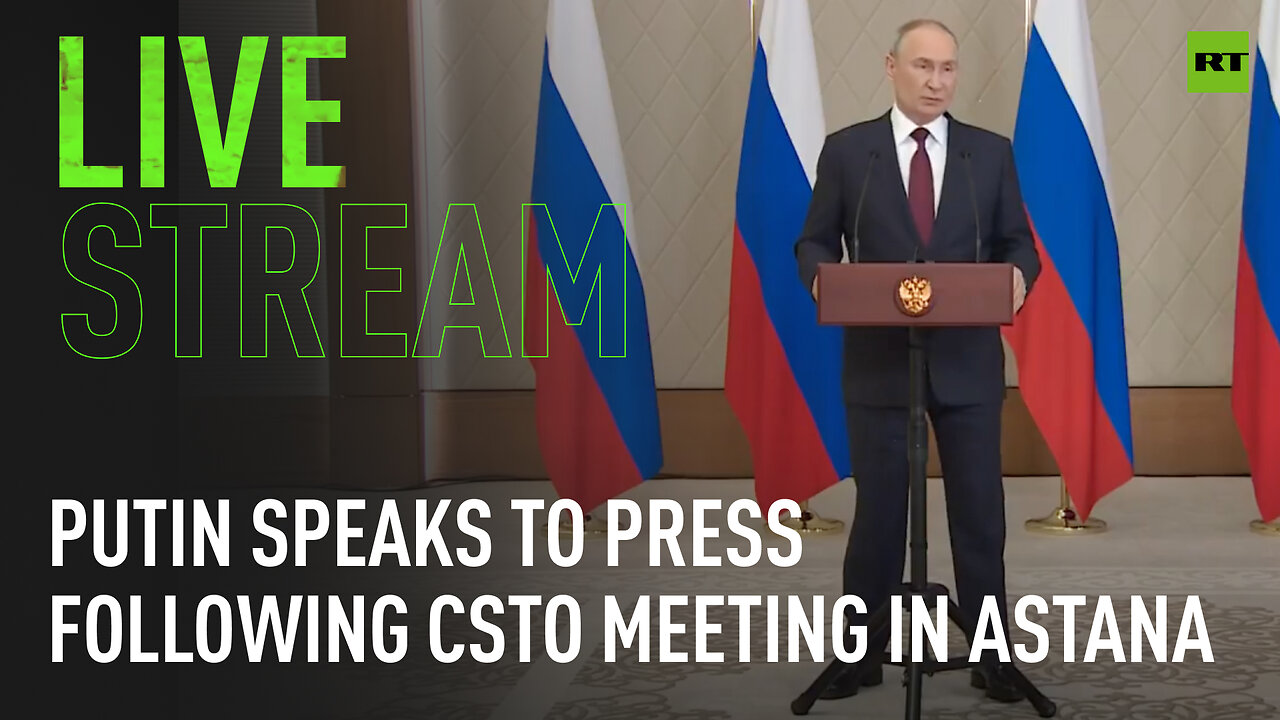 Putin speaks to press following CSTO meeting in Astana