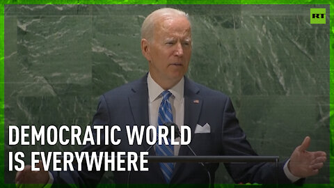 Democratic world is EVERYWHERE: Biden announces relentless diplomacy at the end of Afghan war