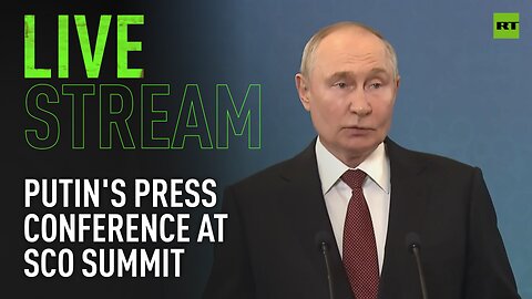 Putin speaks to press after SCO council meeting in Astana