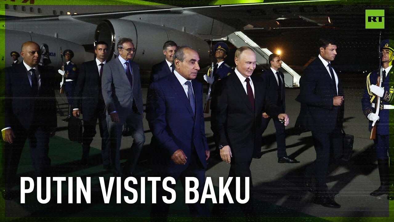 Putin arrives in Azerbaijan on two-day state visit