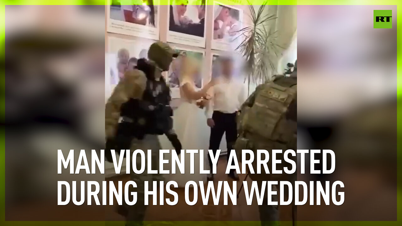 Man violently arrested during his own wedding