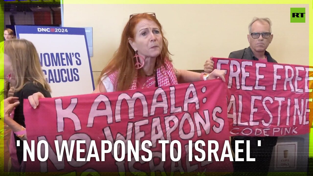 'Stop arming Israel' | Pro-palestine activists disrupt VP candidate Tim Walz’s speech at DNC