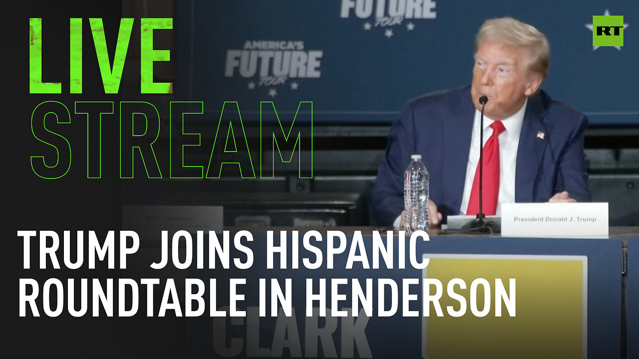 Trump joins Hispanic roundtable in Henderson