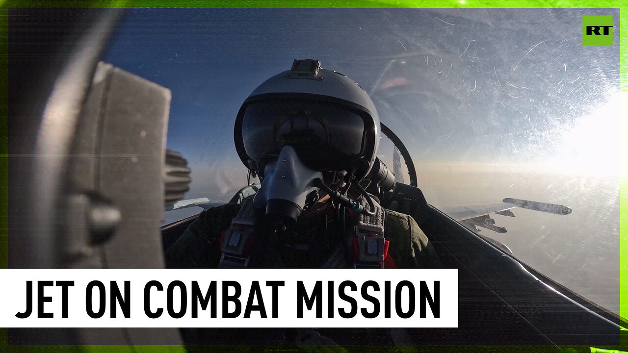 Russian Su-35 fighter destroys Ukrainian military targets